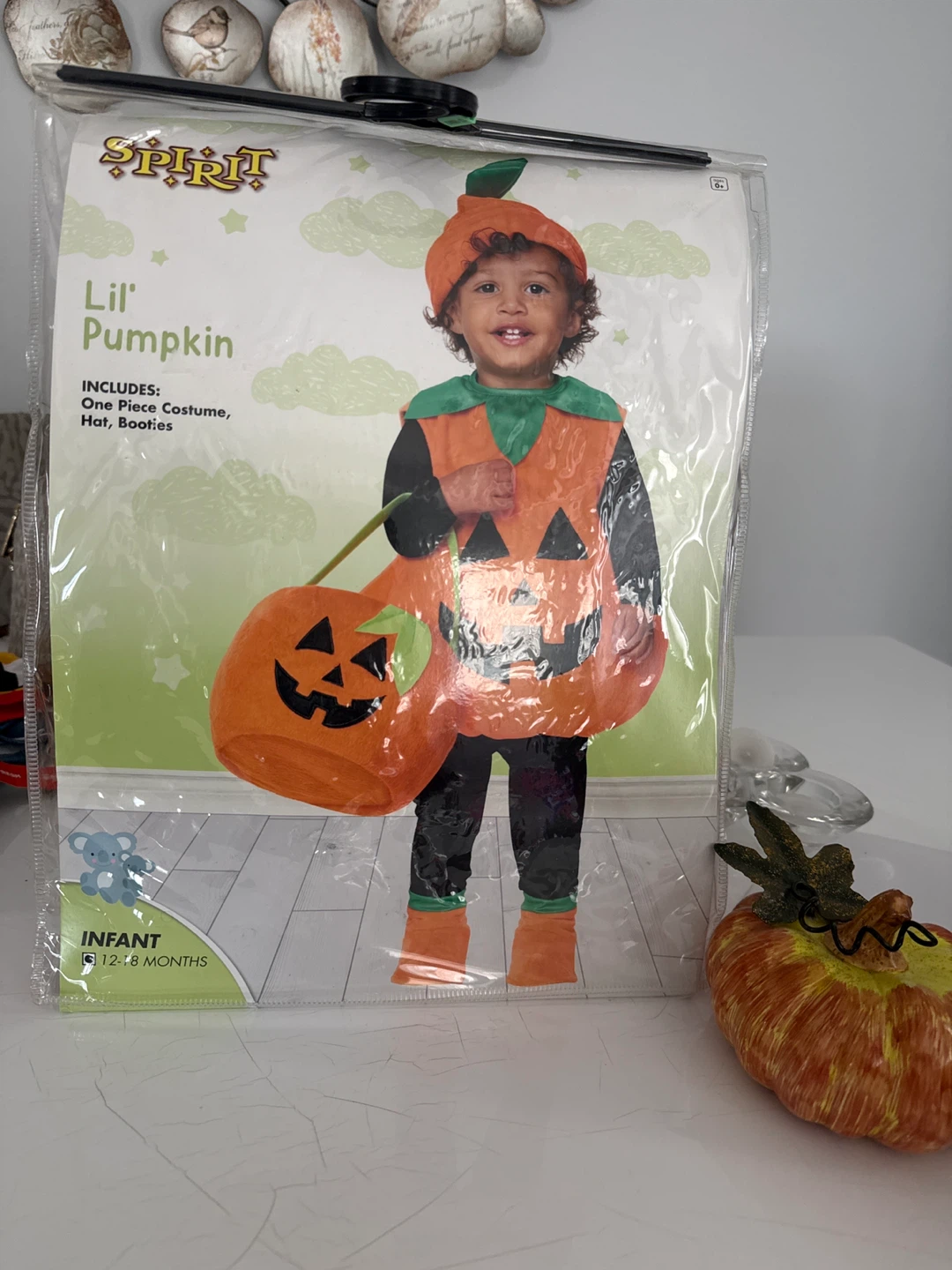 Spirit Halloween Lil' Pumpkin Infant Costume