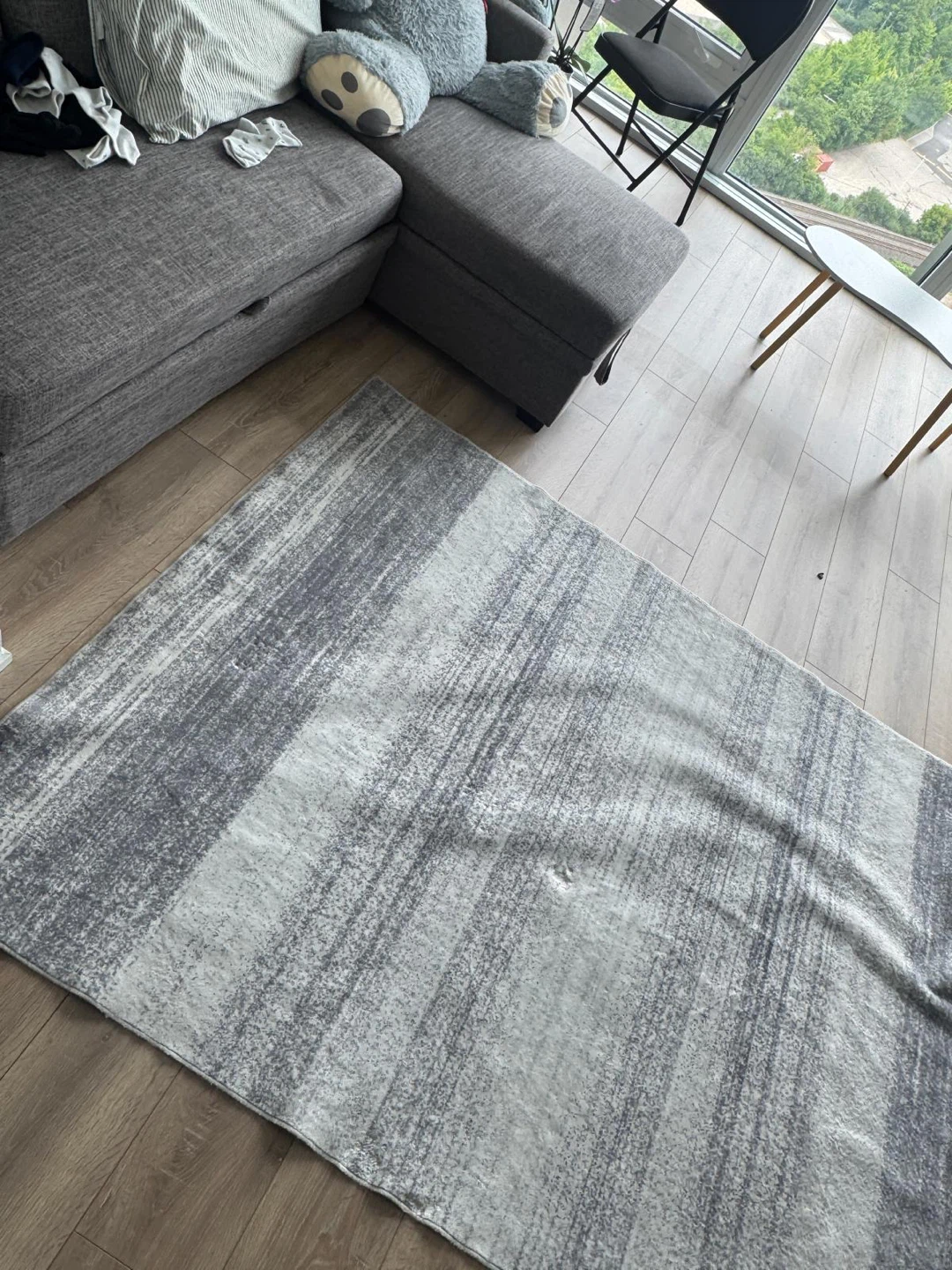 Area Rug for Sale – Modern Grey & White - photo 2