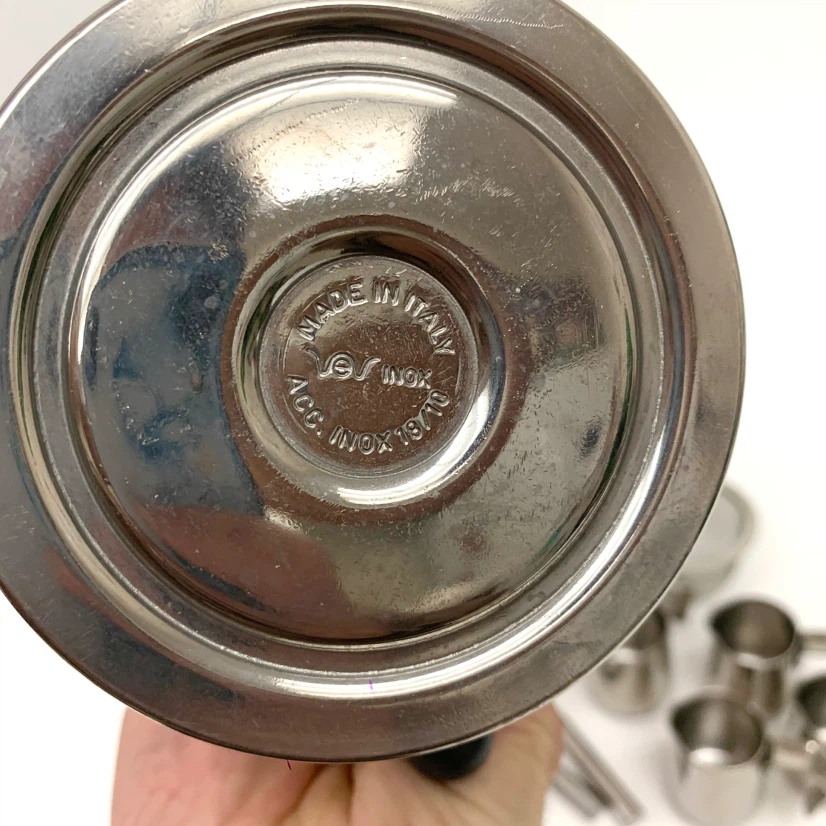 Vintage Stainless Steel Espresso Maker Set - Made in Italy - photo 4
