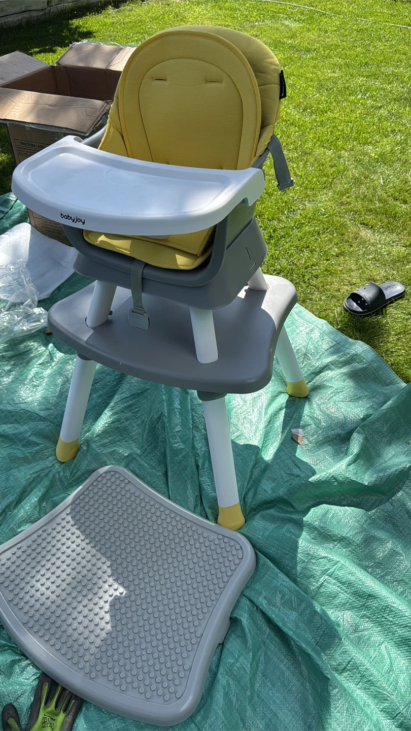 Babyjoy 8-in-1 High Chair Convertible Dining Booster Seat - photo 2