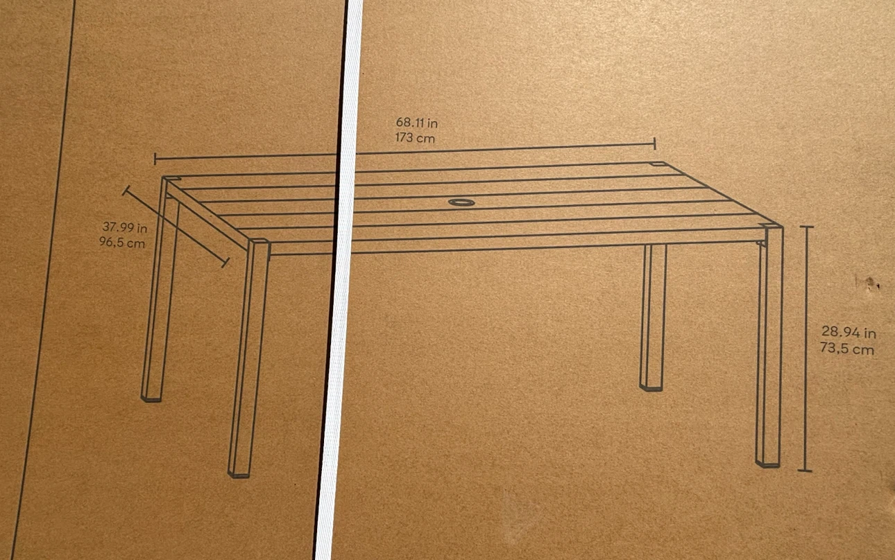 Landor & Co. Austin Outdoor/Indoor  Dining Table Only - photo 5