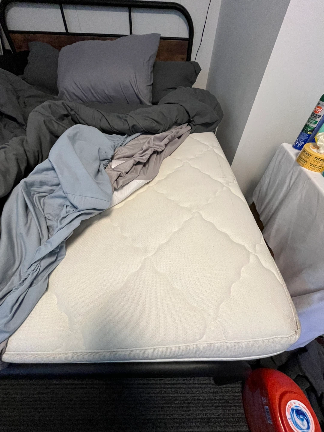 Queen Sized Bed Frame + Mattress