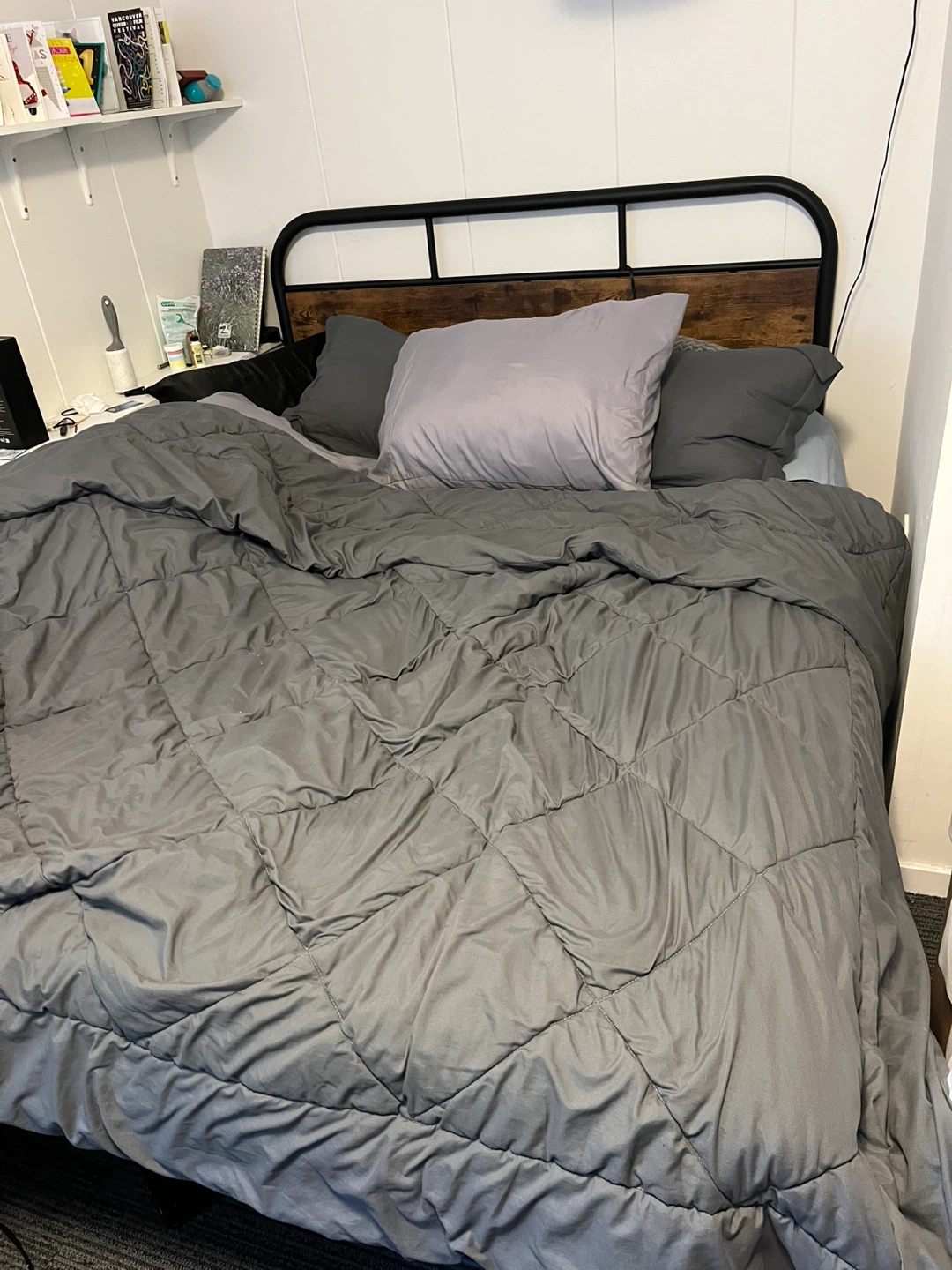 Queen Sized Bed Frame + Mattress - photo 2