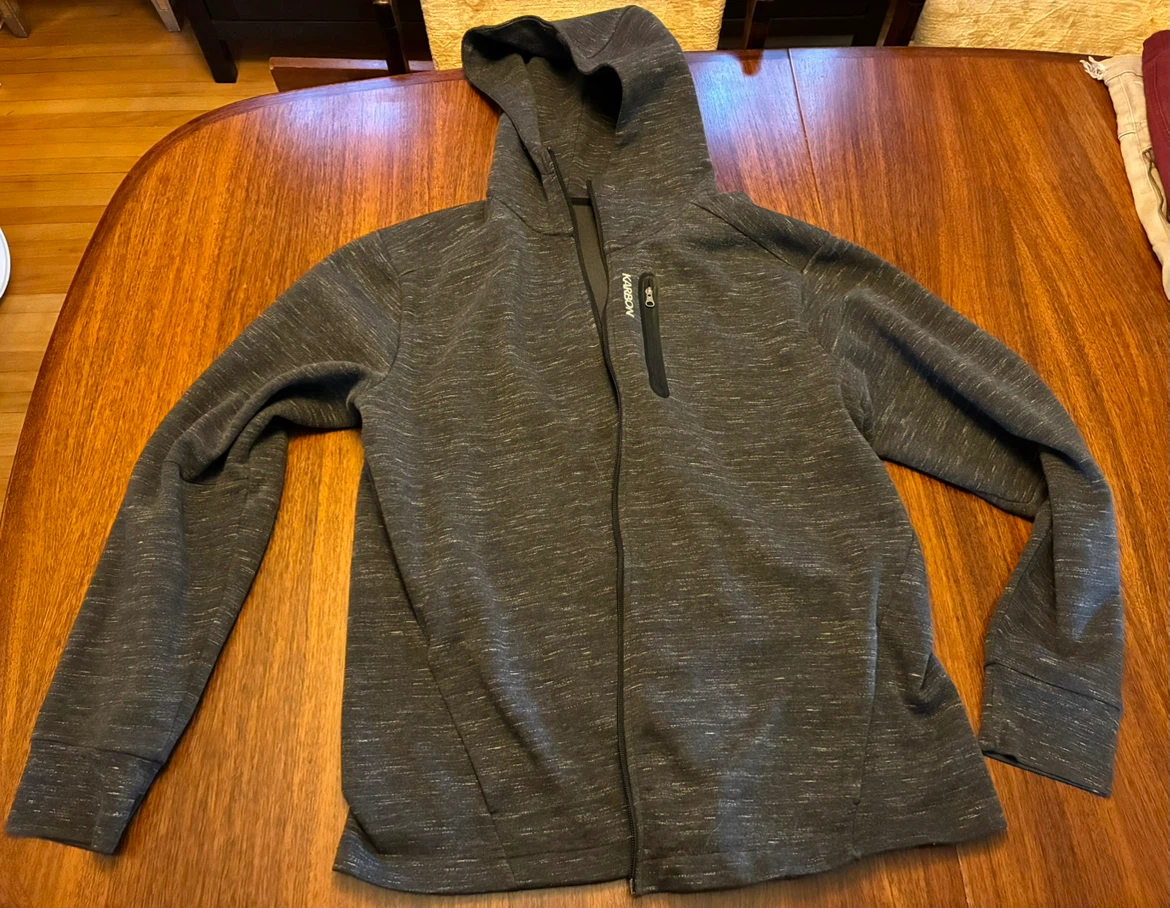 Karbon Men’s Technical Fleece Full-Zip Hoodie XL – Ski / Outdoor