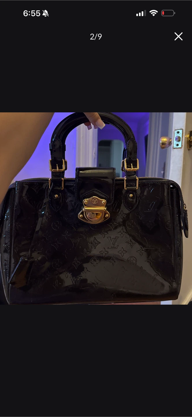 Louis Vuitton Monogram Vernis Black Handbag