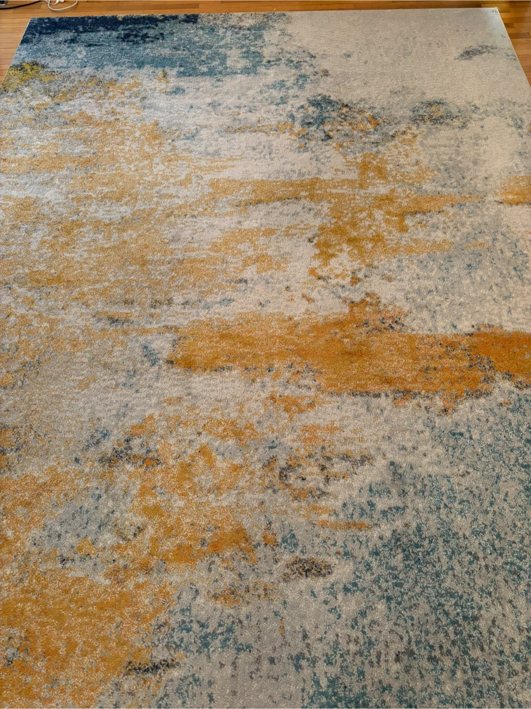 Area Rug Yellow and Blue - photo 3