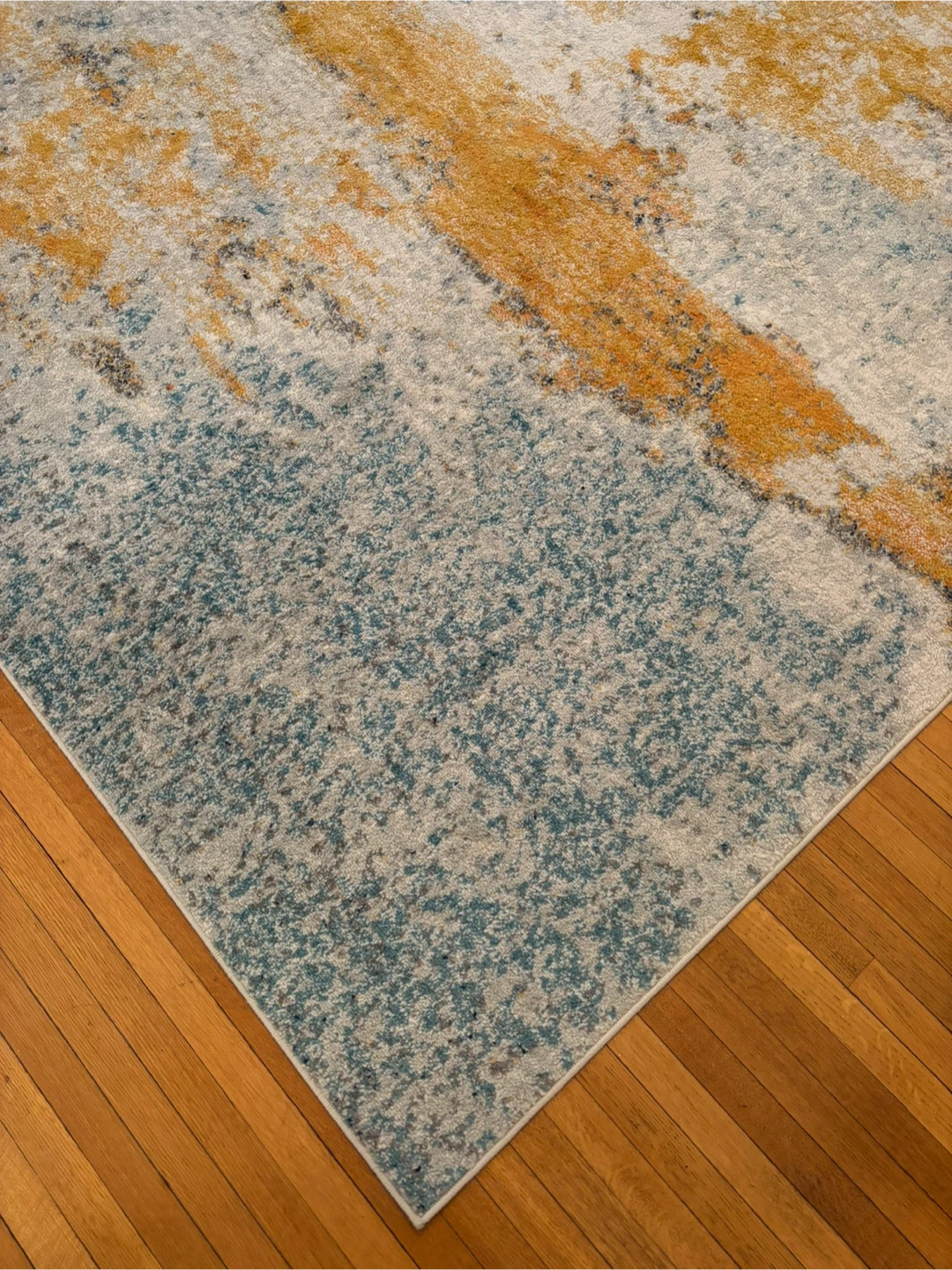 Area Rug Yellow and Blue - photo 4