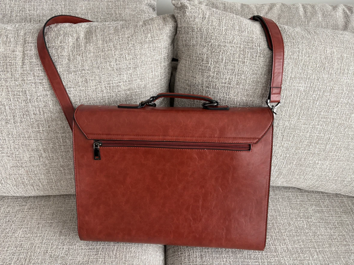 Brown Satchel Bag with Bow Detail - photo 2