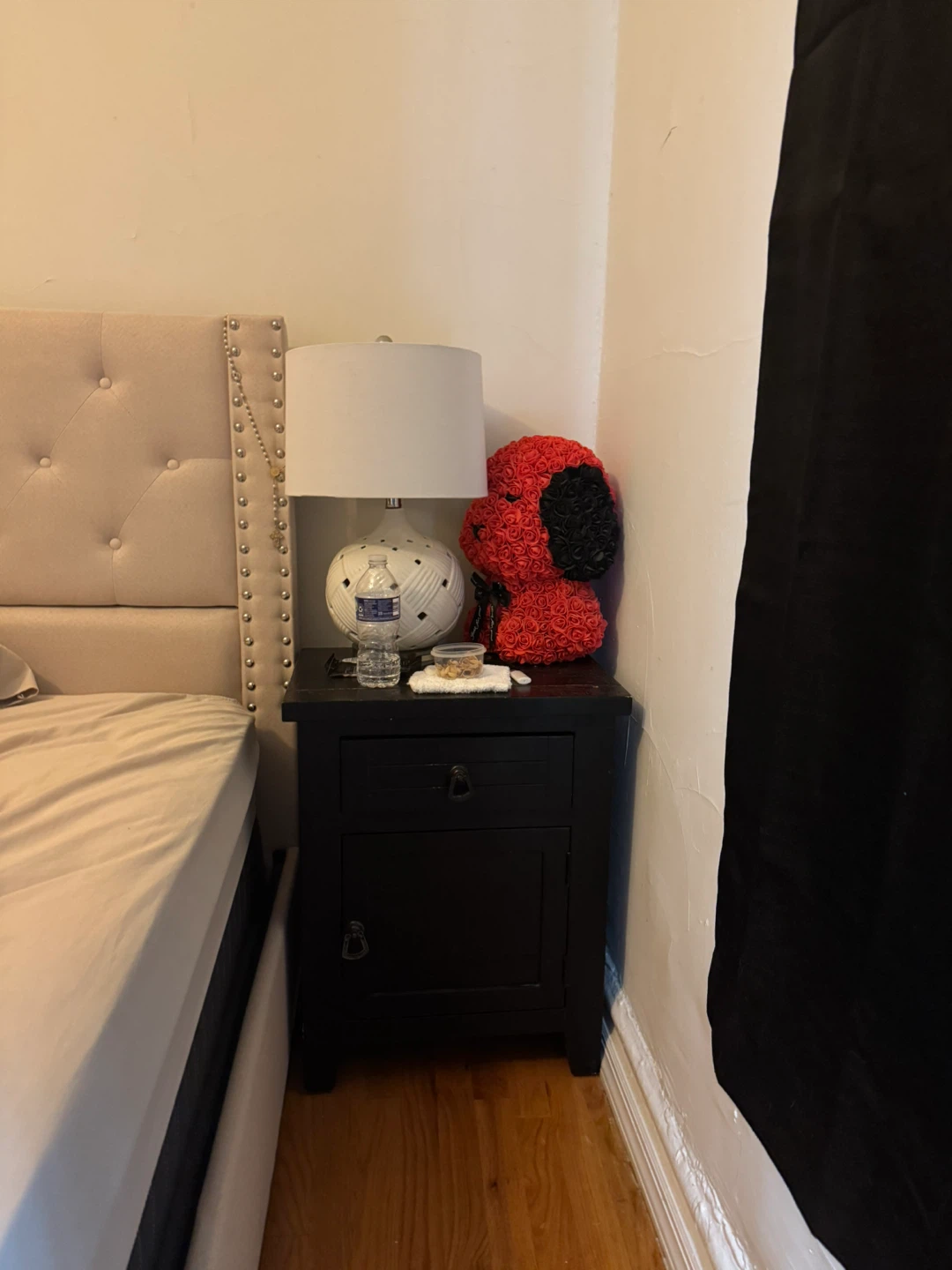 Black Wooden Bedroom Dresser with Matching Dresser & Nightstand - photo 5