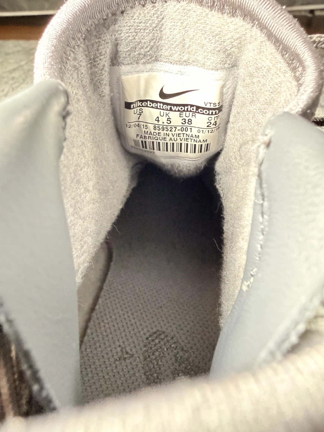 Nike Presto Mid Utility Grey Sneakers - photo 5