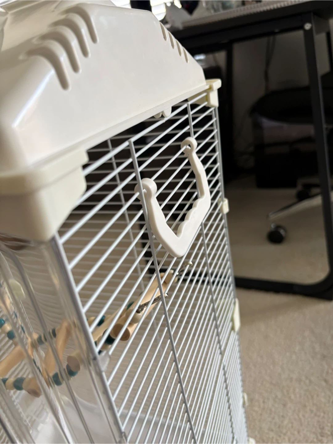 NOVOTO Large Clear View Bird Cage – For 1-2 Birds - photo 5