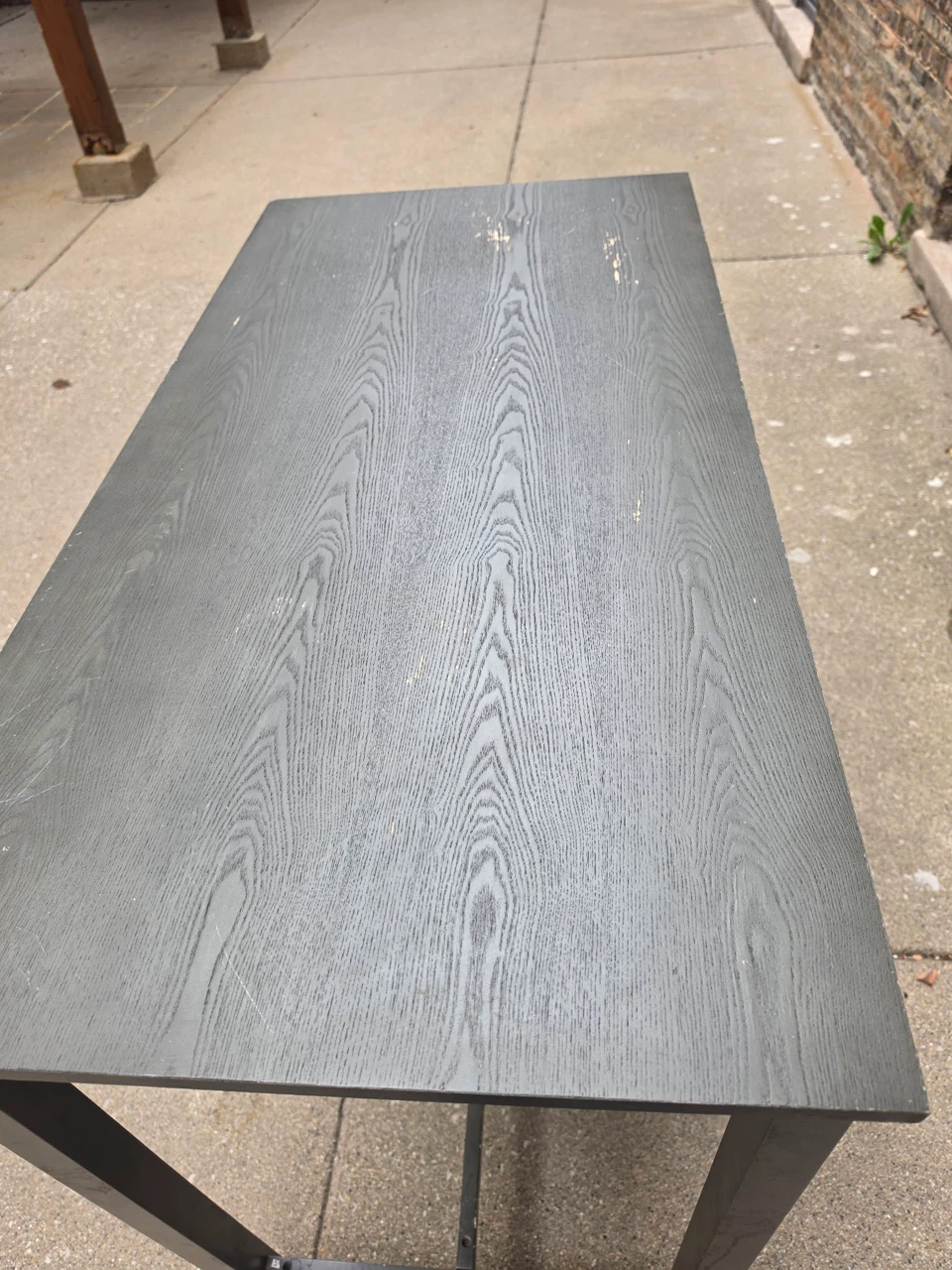 Gray pub height Table - photo 3