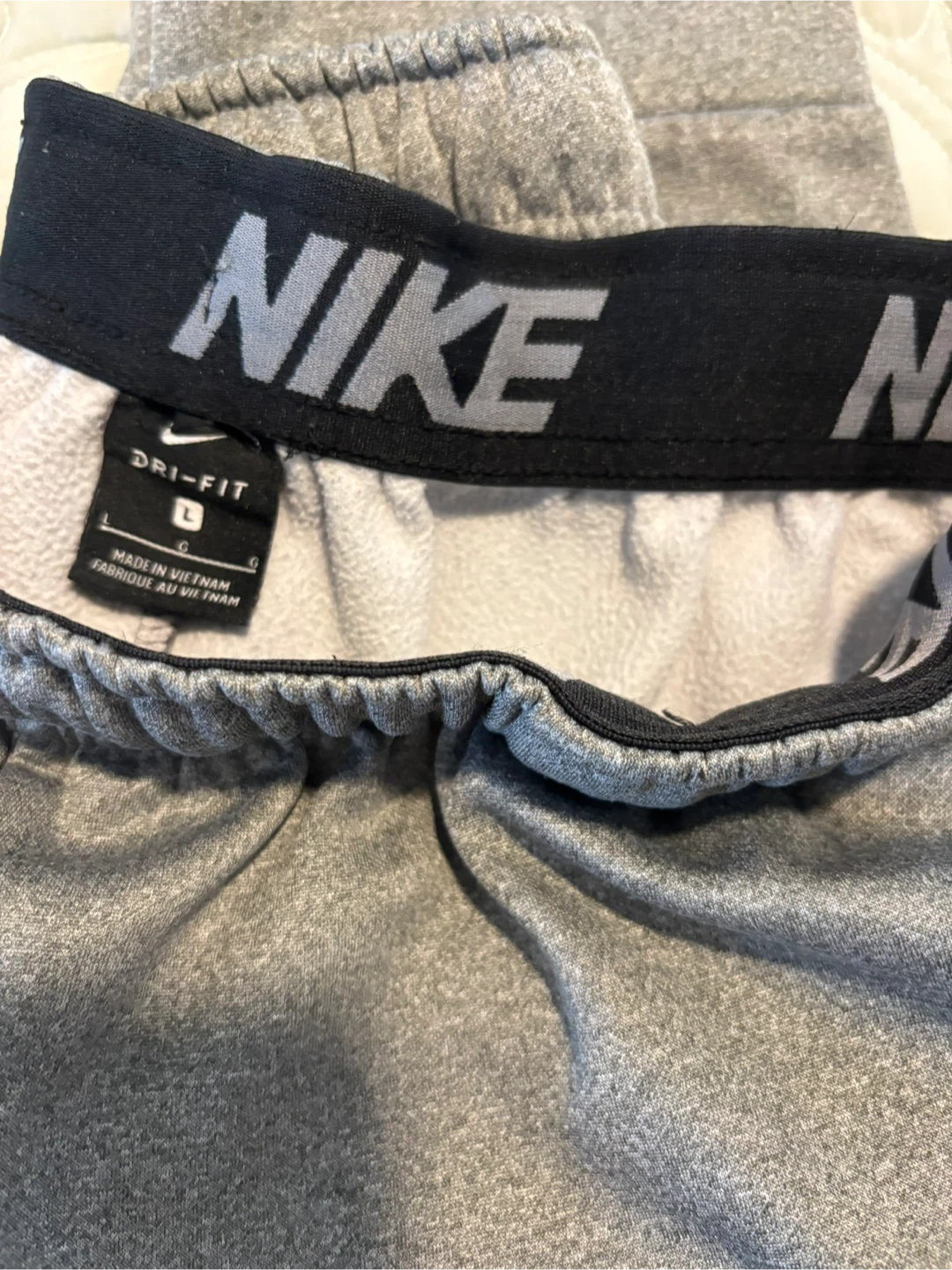Nike Dri-Fit Gray Jogger Pants Size L - photo 3