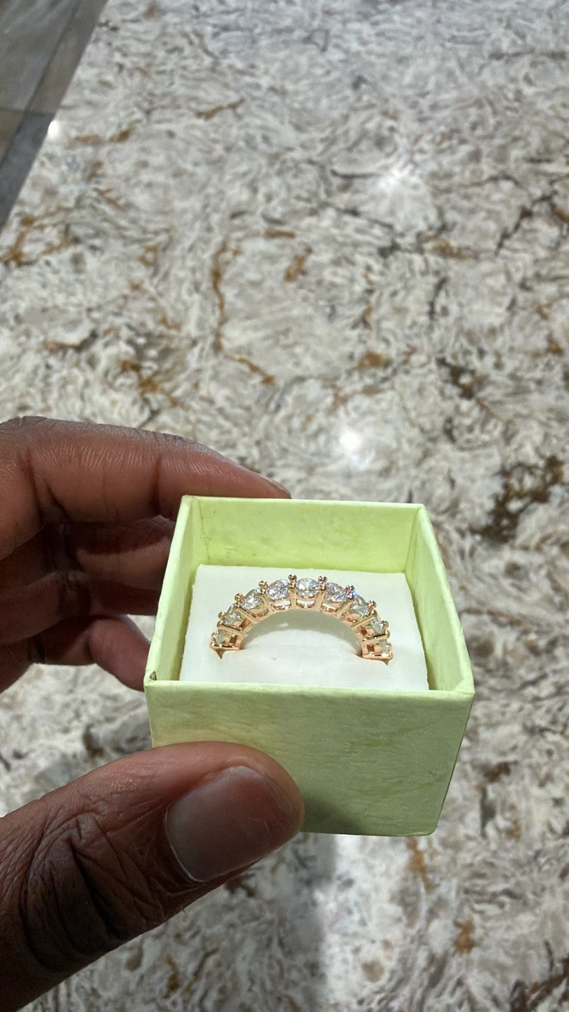 925 Gold Promise Ring - photo 3