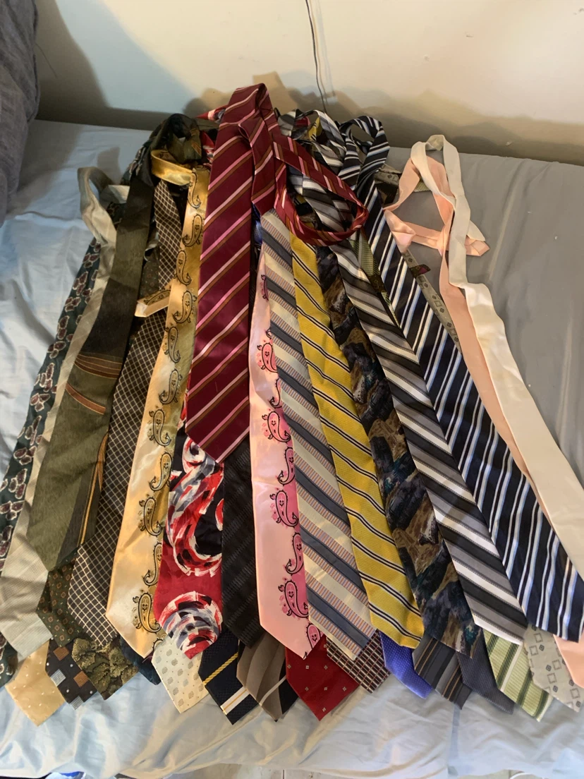 Assorted Men's Neckties 32 count used
