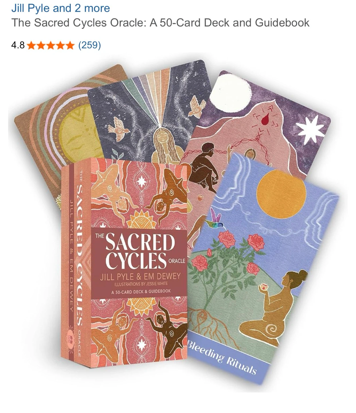 The Sacred Cycles Oracle: 50-Card Deck and Guidebook