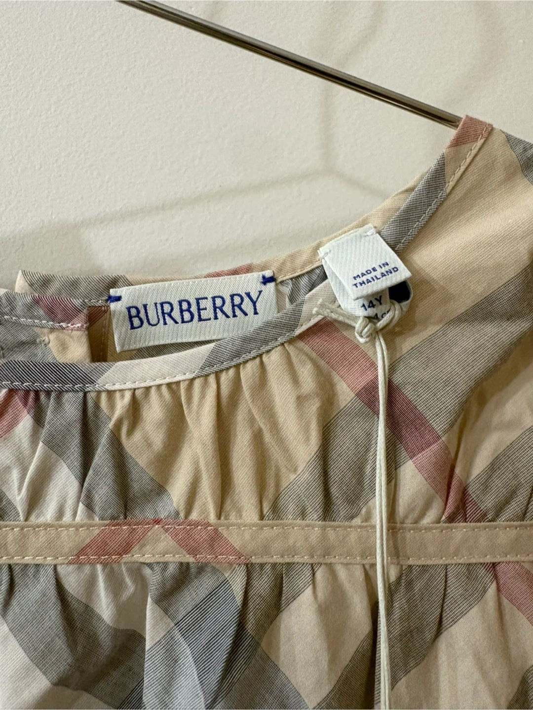 NWT Burberry Kids Girls 14Y check Dress - photo 2