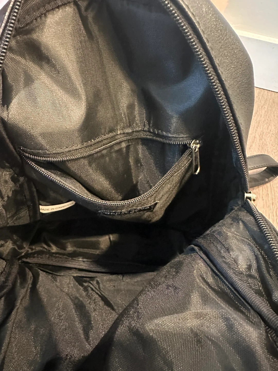 Black Quilted Backpack with Bunny Ears - photo 3
