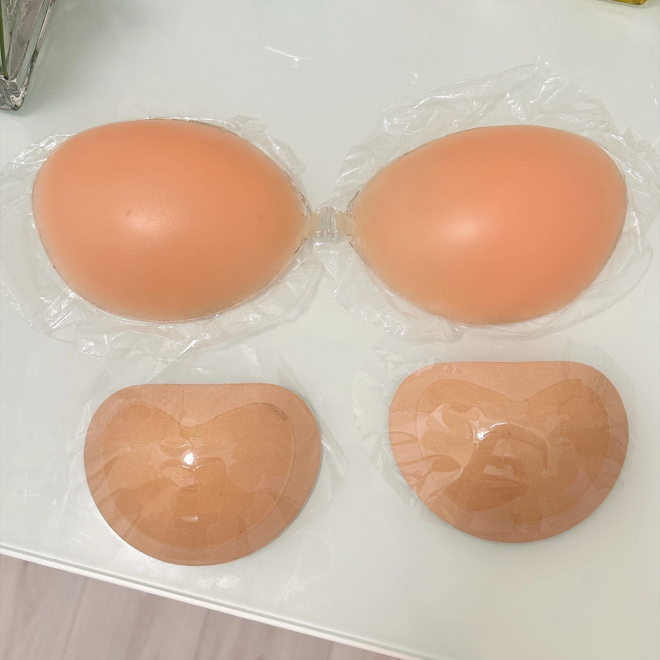 2 Silicone Bra Inserts Nipple Covers