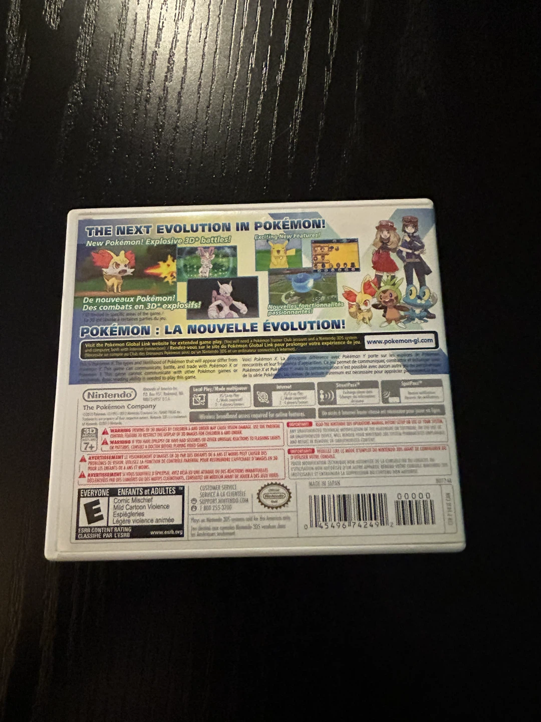 Nintendo 3DS Pokemon X Game - photo 5