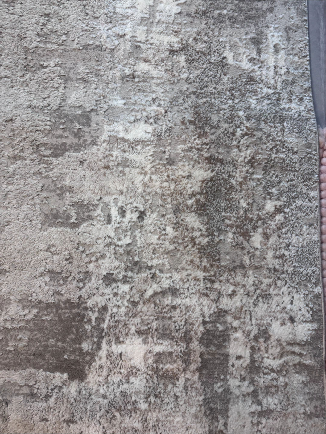 Gray Distressed Area Rug 7x5ft 3” - photo 3