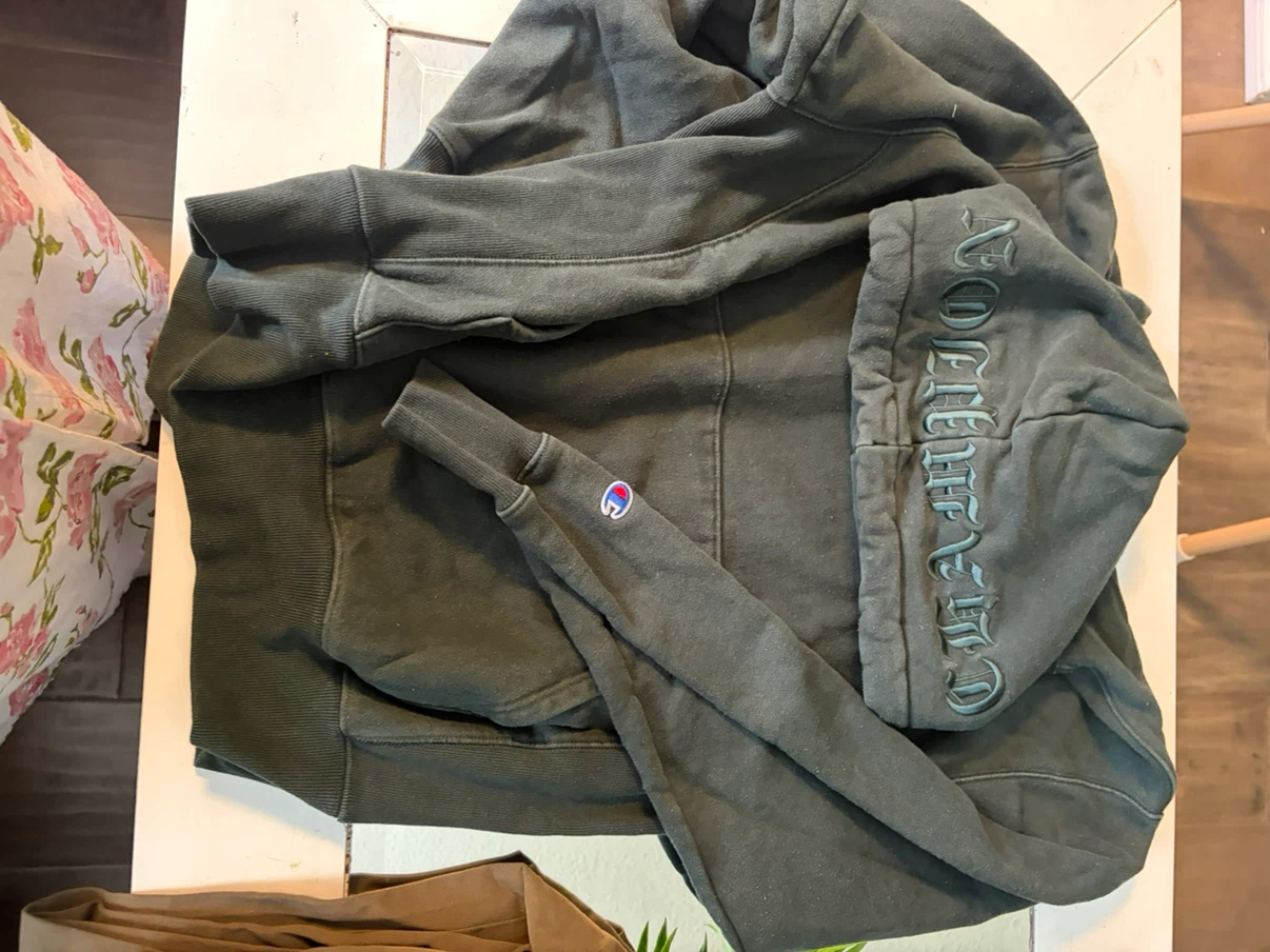 Champion Reverse Weave Hoodie - Forest Green