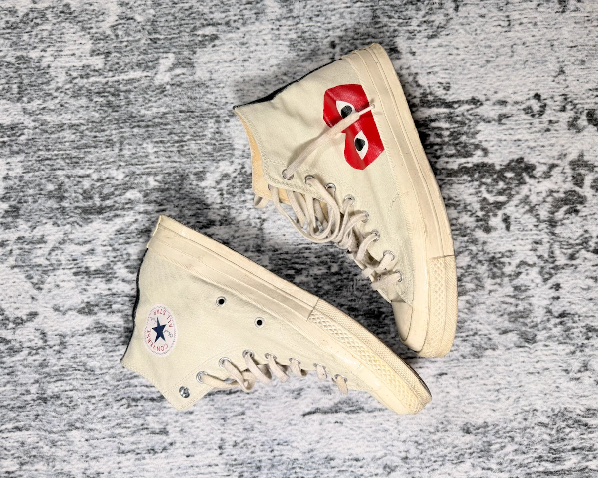 Comme des Garçons x Converse Chuck Taylor High Top Sneakers - photo 4