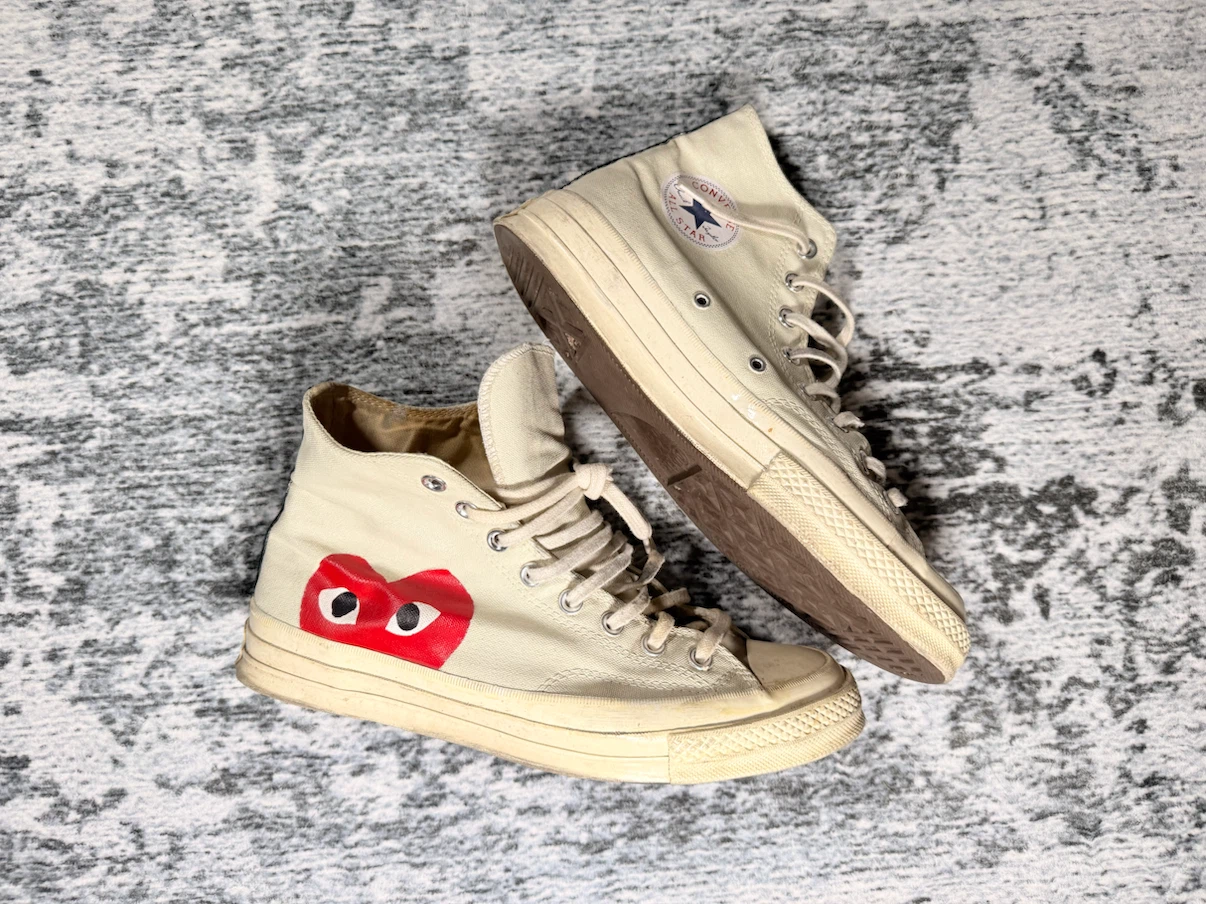 Comme des Garçons x Converse Chuck Taylor High Top Sneakers - photo 5