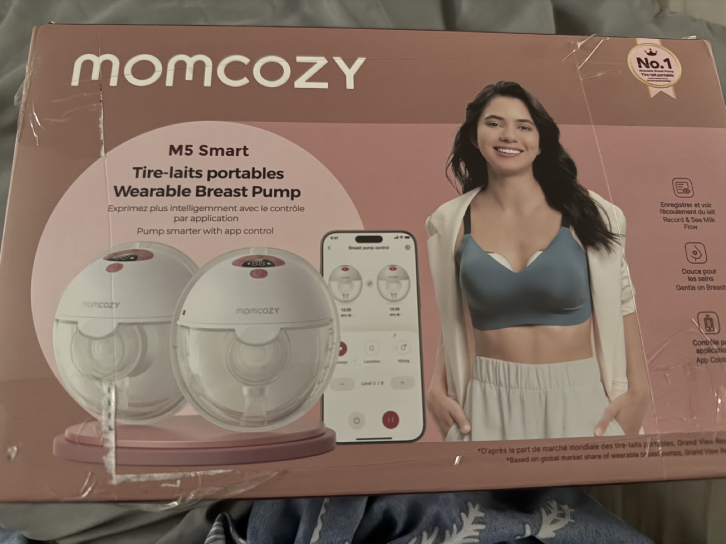 Momcozy M5 Smart Wearable Breast Pump