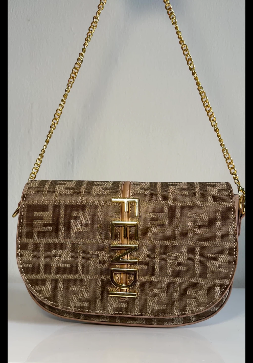 Fendi Zucca Print Shoulder Bag