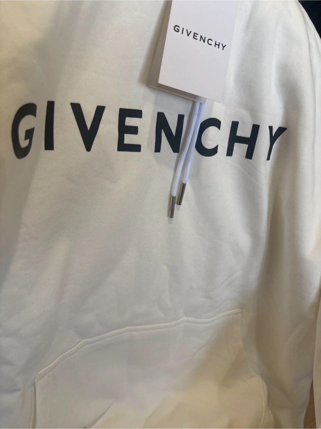 Givenchy Off-White Logo Hoodie - photo 5
