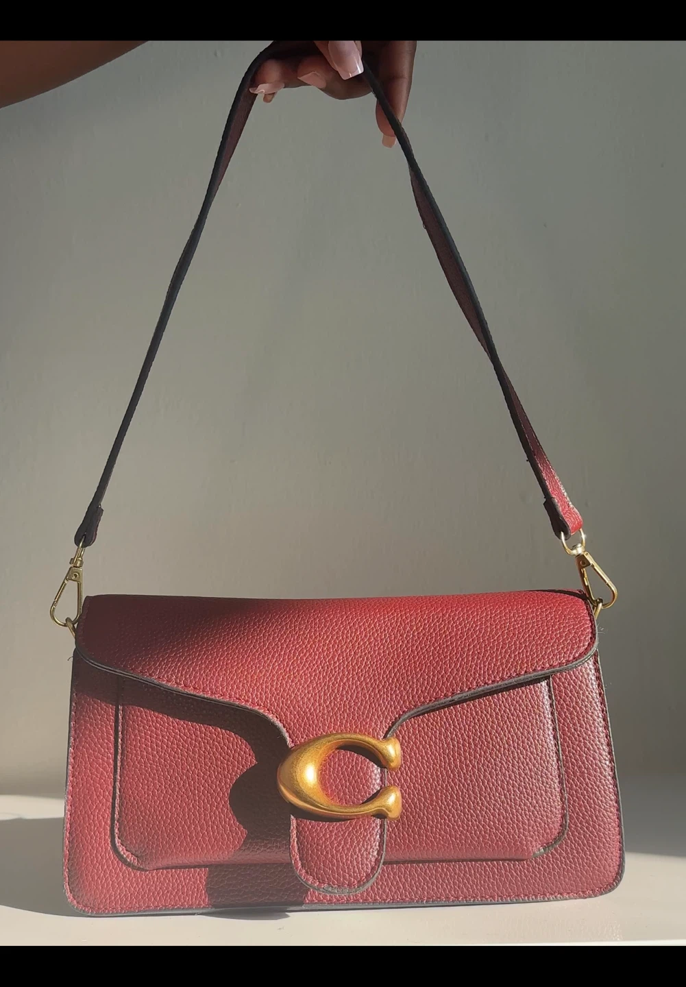 Coach Tabby Shoulder Bag in Red