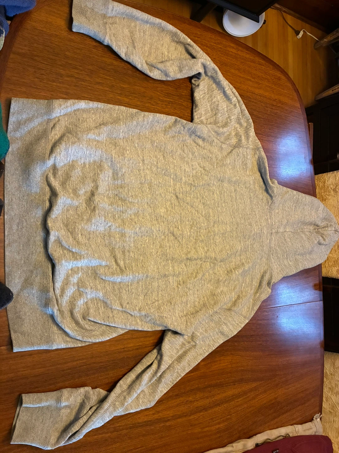 Uniqlo Men’s Grey Pullover Hoodie – Size L – Layering skateboard - photo 5