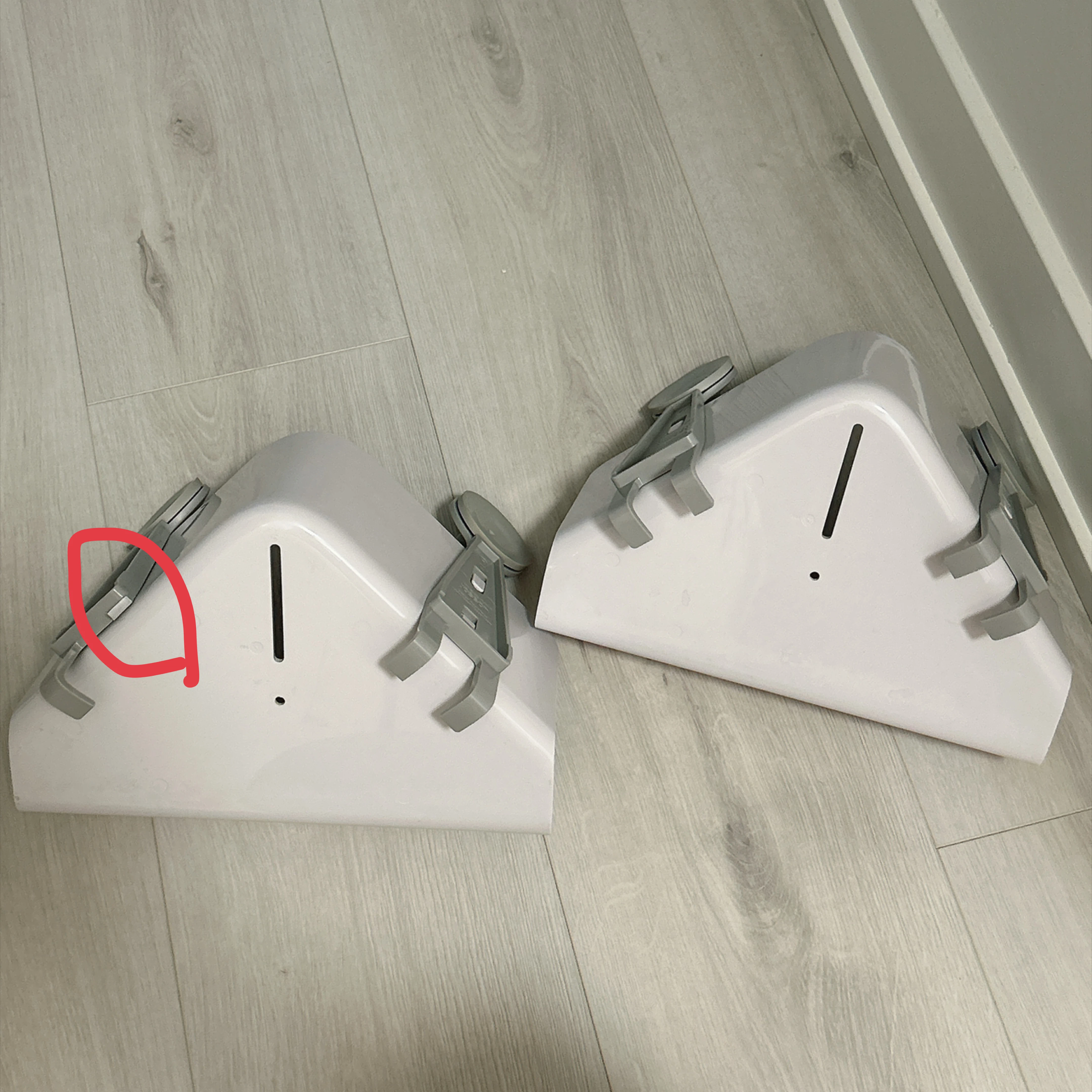 Joseph Joseph EasyStore Corner Shower Caddy, 2 Pack, White - photo 4