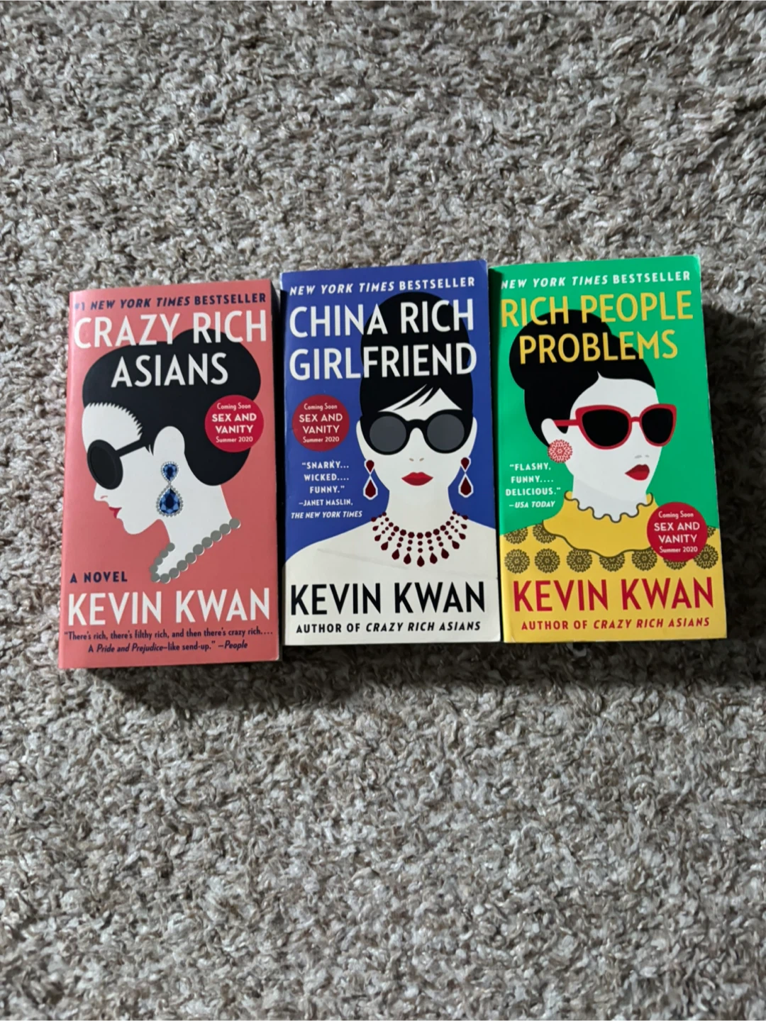 Crazy Rich Asians Trilogy by Kevin Kwan
