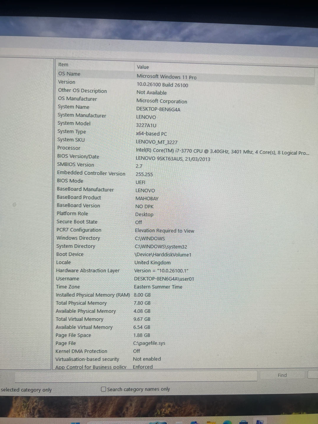 Win 11 (i7)Lenovo M-series desktops (best offer)