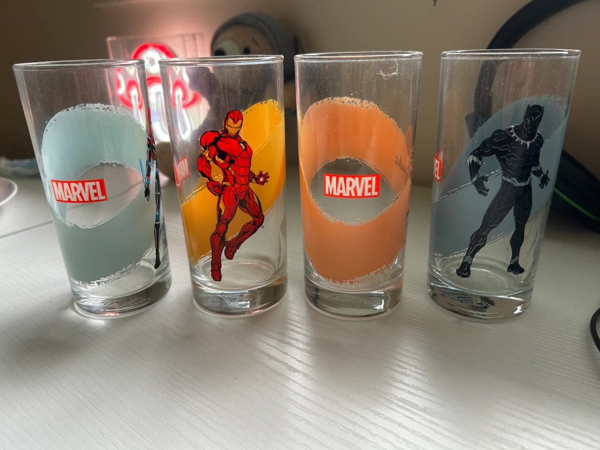 Marvel Character Glasses (Set of 4) - photo 2