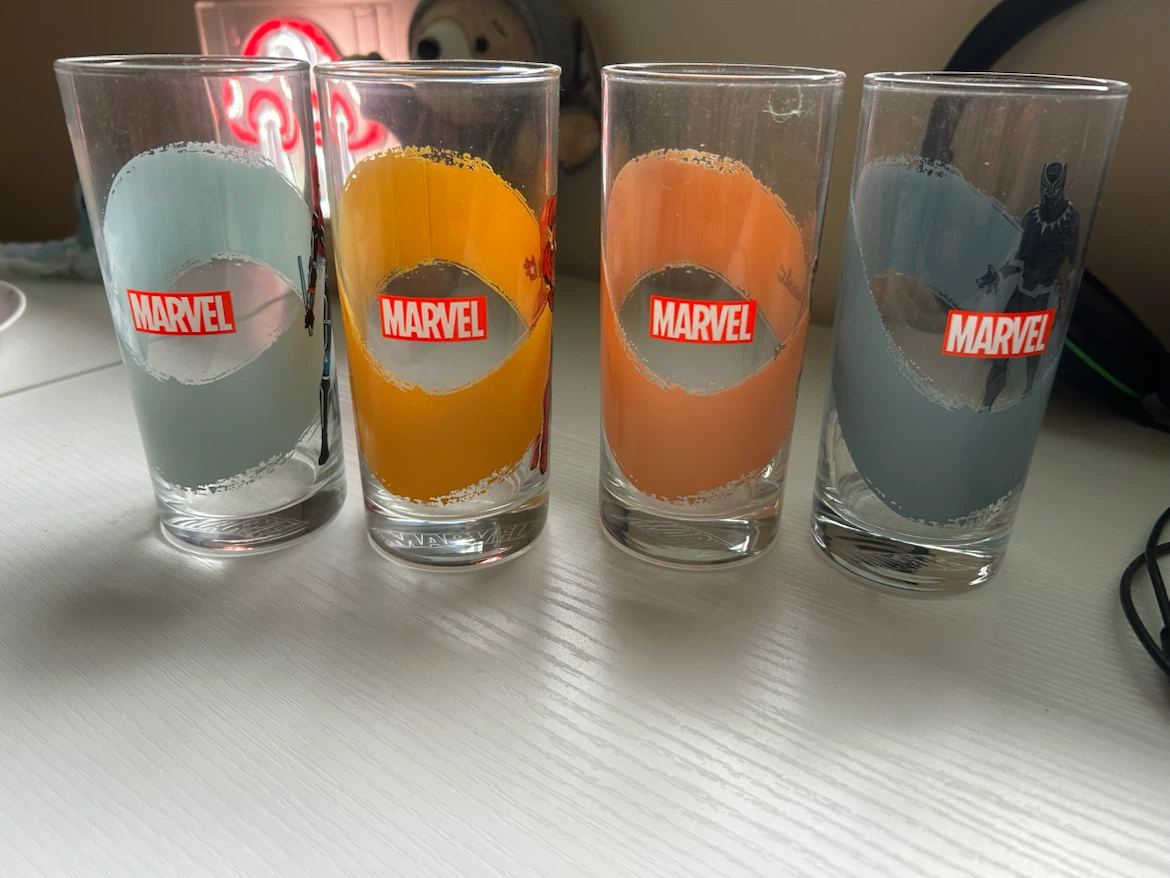 Marvel Character Glasses (Set of 4) - photo 3