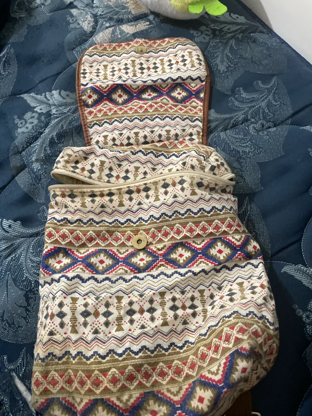 Tribal Pattern Canvas Backpack - photo 2