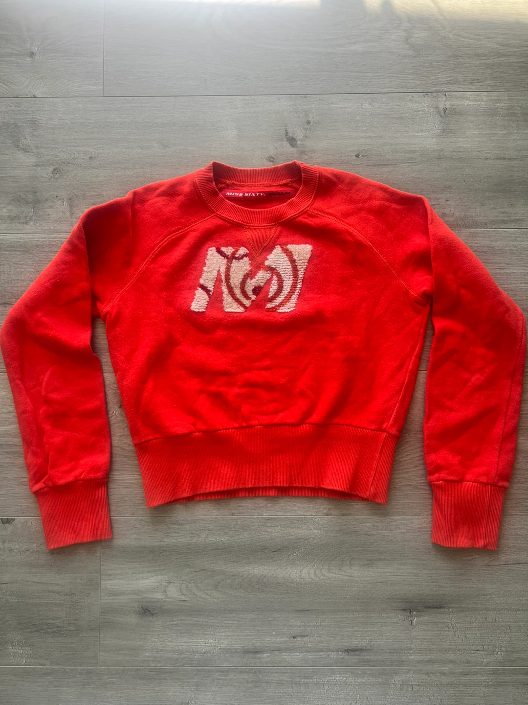 Miss Sixty M Red Orange Pullover Sweatshirt - photo 2