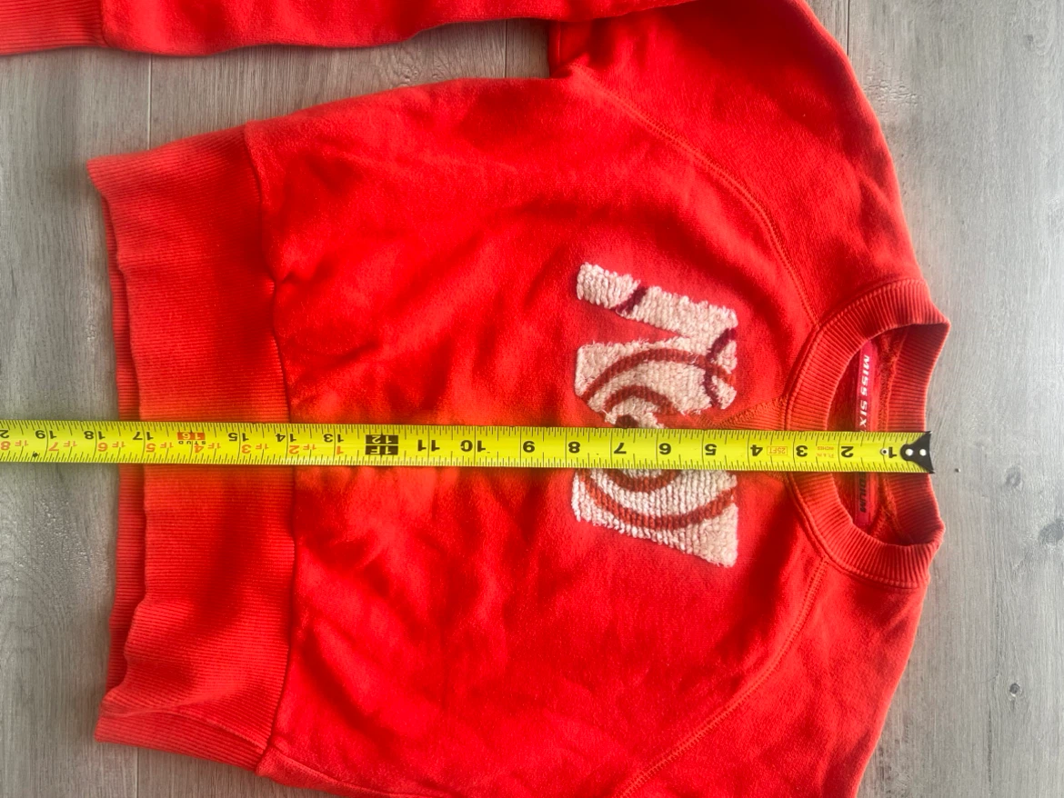 Miss Sixty M Red Orange Pullover Sweatshirt - photo 4