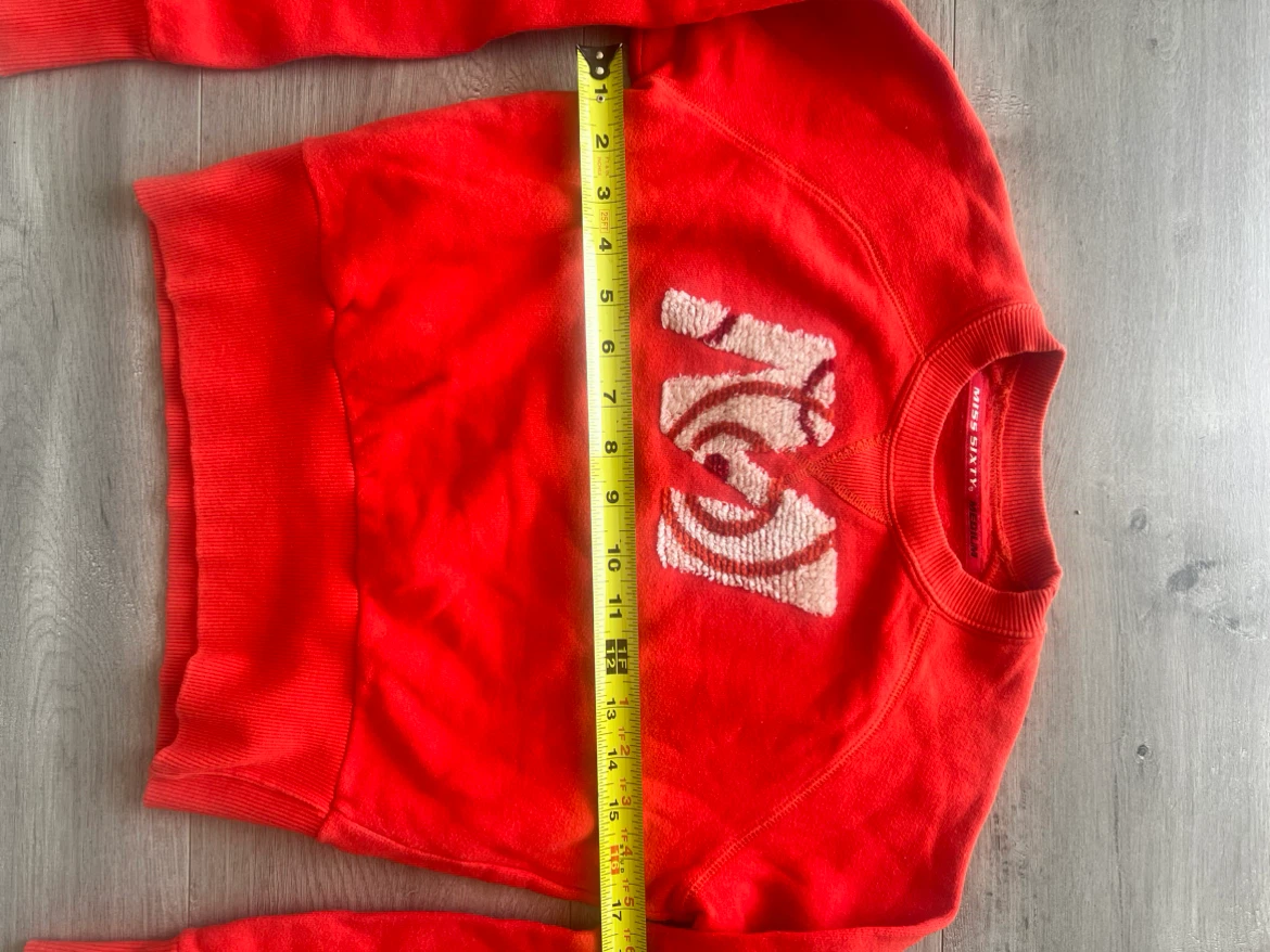 Miss Sixty M Red Orange Pullover Sweatshirt - photo 5