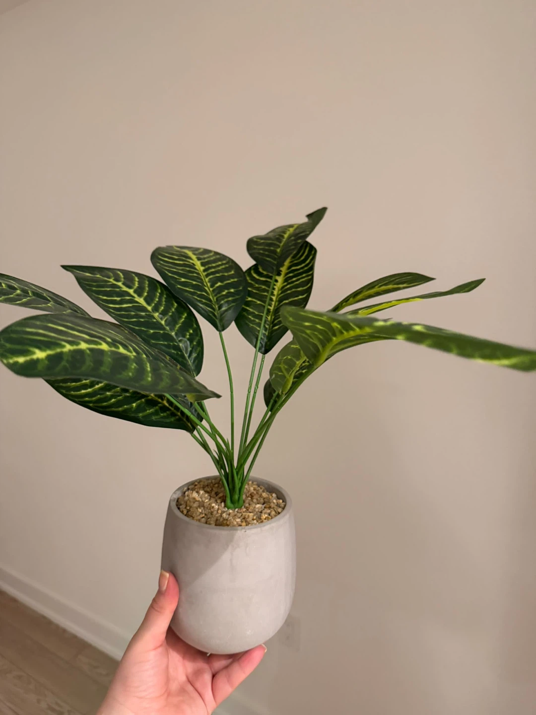 Artificial Plant in Grey Pot
