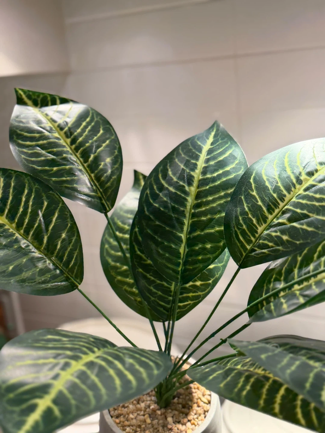 Artificial Plant in Grey Pot - photo 3