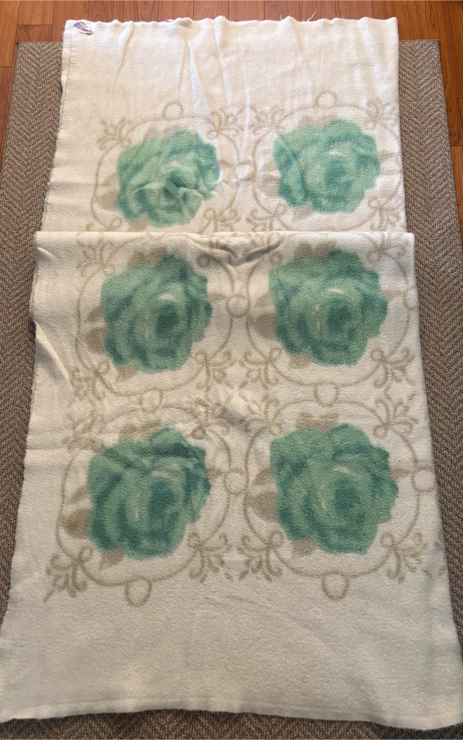 Charmaine De Luxe Floral Blanket (6 x 7 feet)