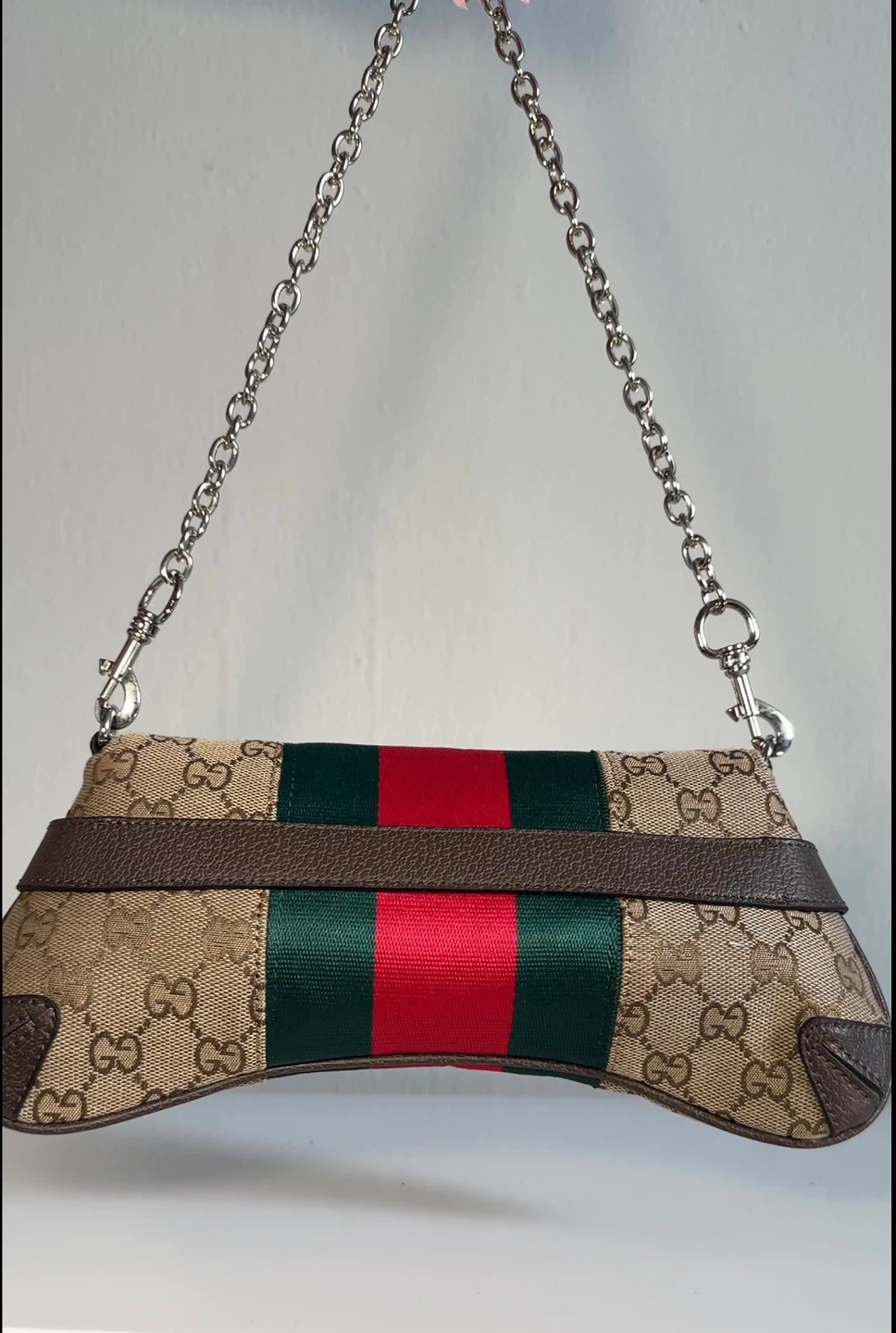 Gucci Horsebit Web Canvas Pochette - photo 2