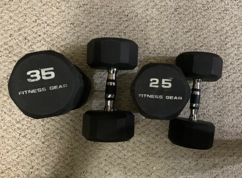 25/35lb Dumbbell Pairs