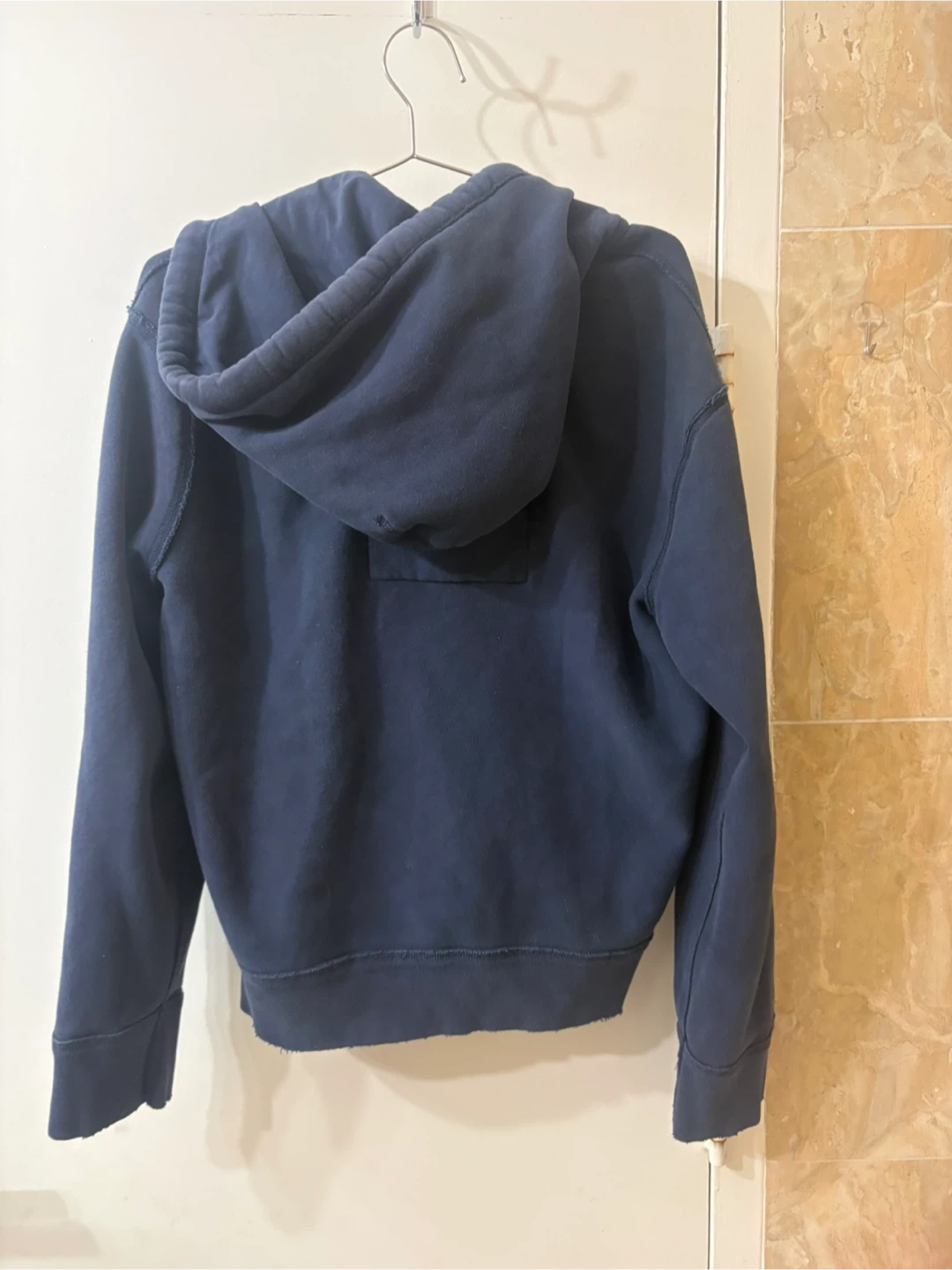 Abercrombie & Fitch Men's Full Zip Hoodie Navy Blue S - photo 2