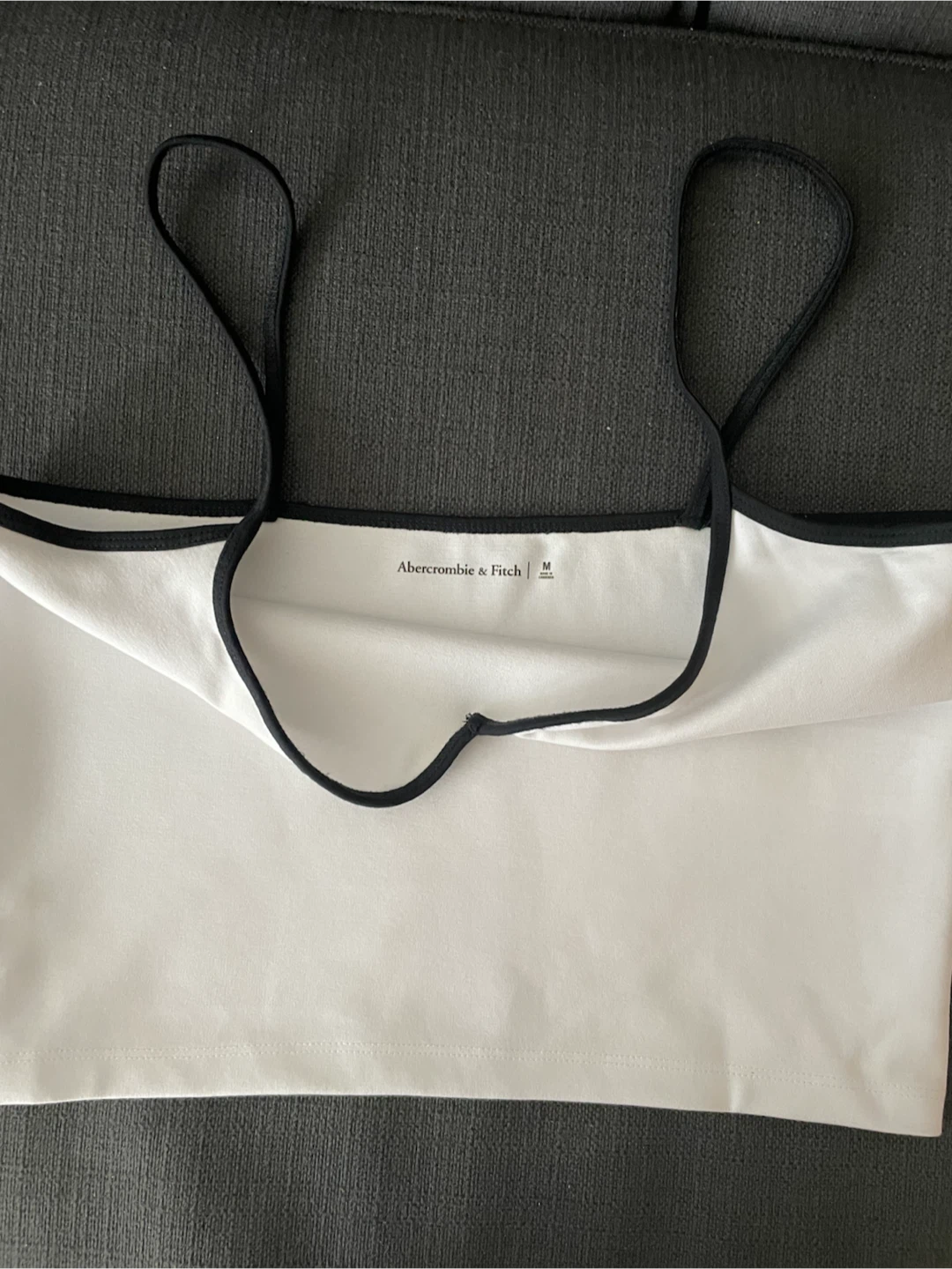 Abercrombie & Fitch White Cropped Camisole Top - photo 2