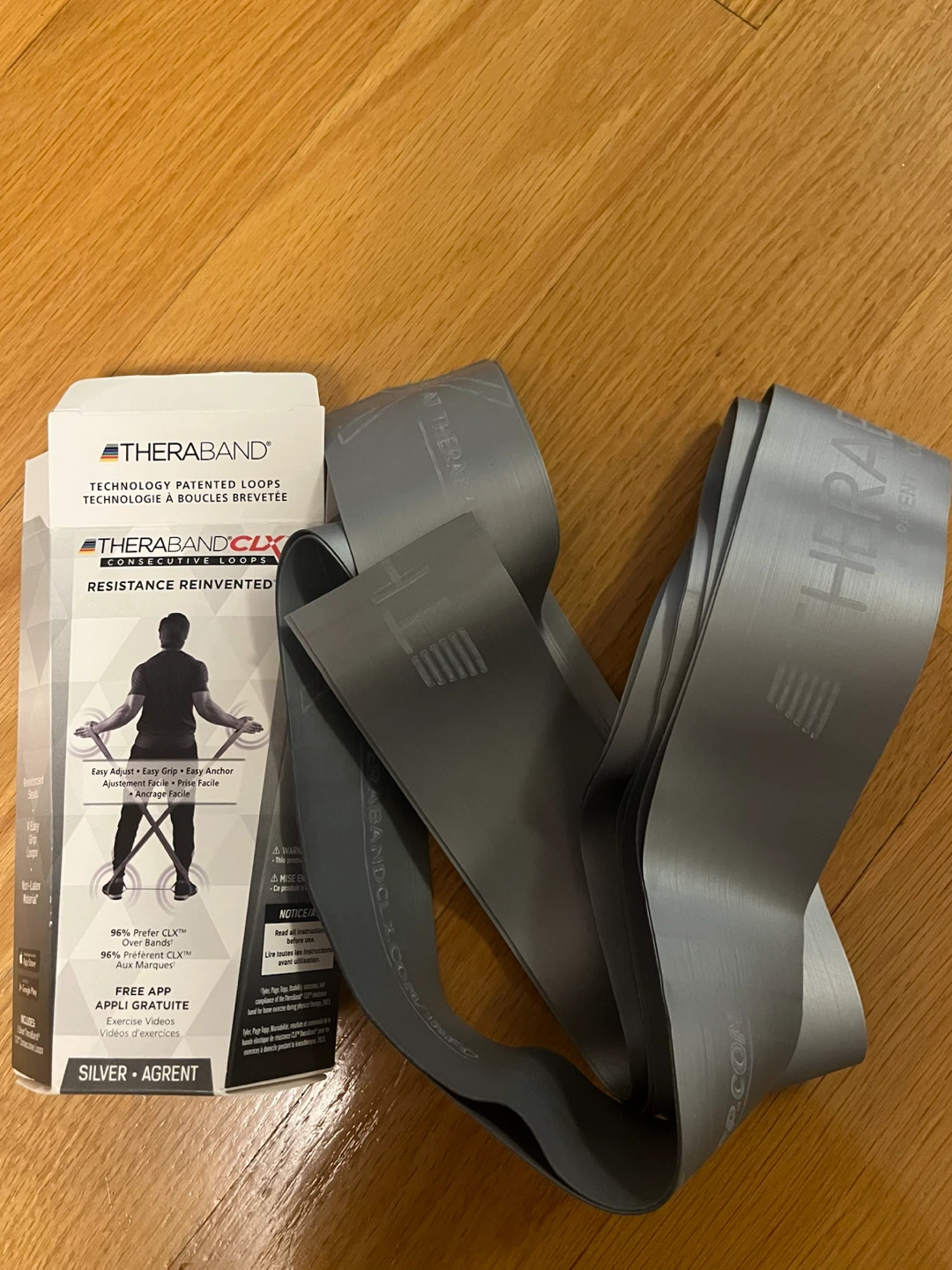 TheraBand CLX Silver Resistance Band